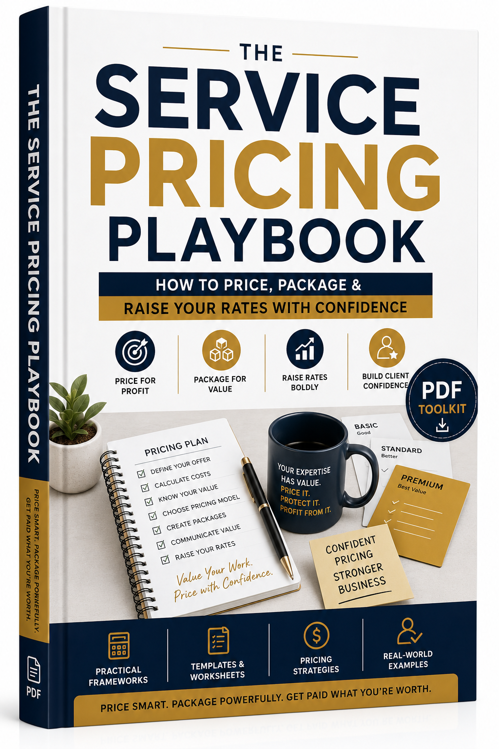 The Service Pricing Playbook: How to Price, Package & Raise Your Rates with Confidence (PDF Toolkit)