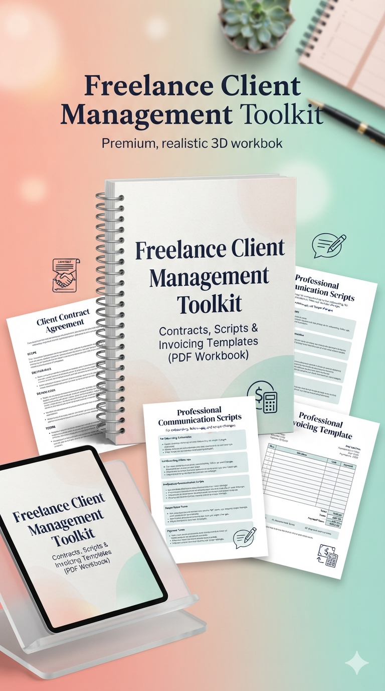 Freelance Client Management Toolkit: Contracts, Scripts & Invoicing Templates (PDF Workbook)