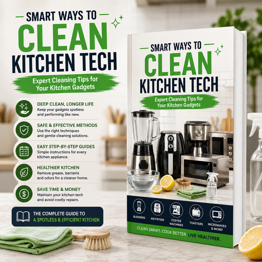Smart Ways to Clean Kitchen Tech – Expert Cleaning Tips for Your Kitchen Gadgets