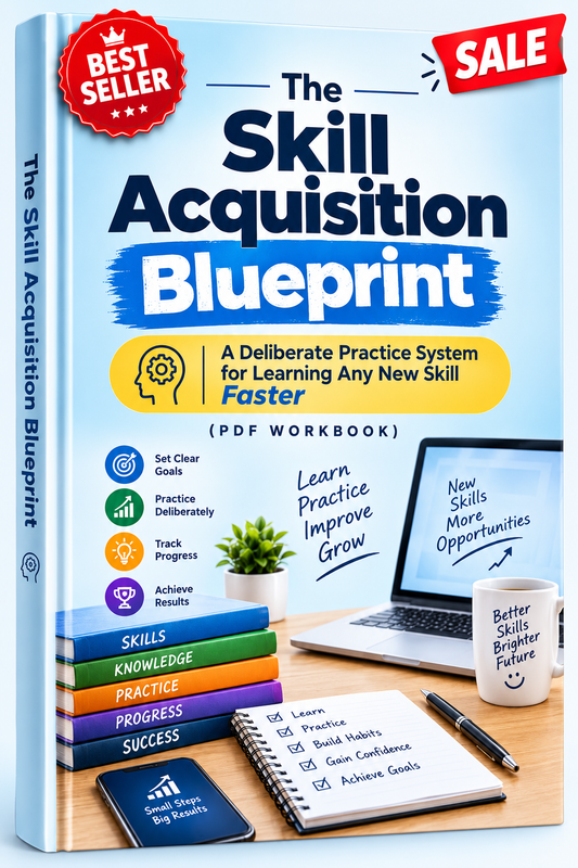 The Skill Acquisition Blueprint: A Deliberate Practice System for Learning Any New Skill Faster (PDF Workbook)