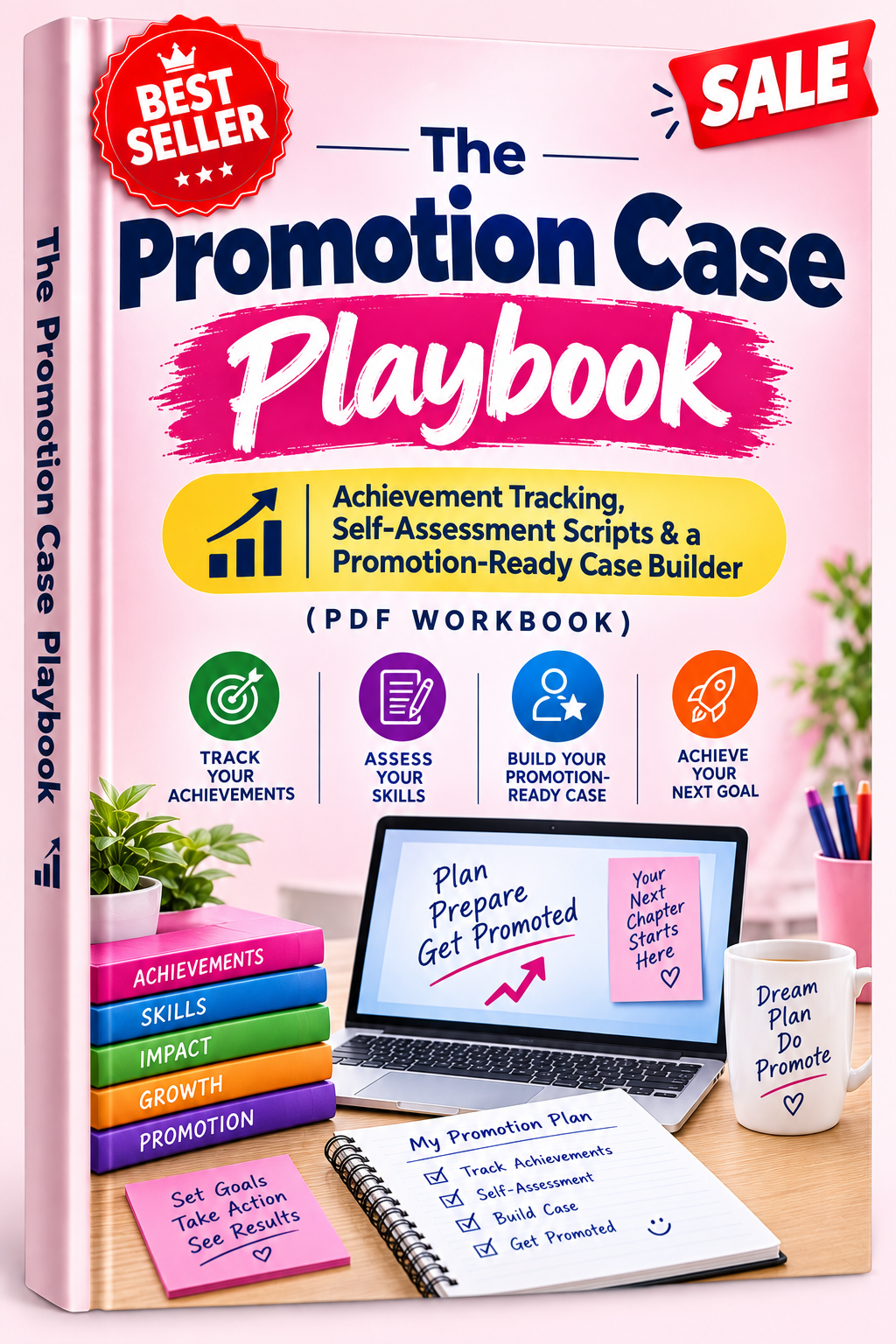 The Promotion Case Playbook: Achievement Tracking, Self-Assessment Scripts & a Promotion-Ready Case Builder (PDF Workbook)